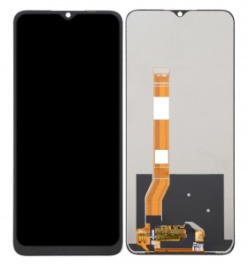 Lcd With Touch Screen For Realme C35 Black By - Maxbhi Com