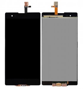 Lcd With Touch Screen For Sony Ericsson Xperia T2 Ultra D5303 Black By - Maxbhi Com