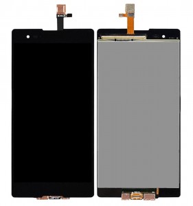 Lcd With Touch Screen For Sony Xperia T2 Ultra Xm50h Black By - Maxbhi Com