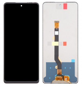 Lcd With Touch Screen For Tecno Spark 20 Pro 5g Black By - Maxbhi Com