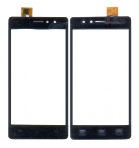 Touch Screen Digitizer For Lava A71 Black By - Maxbhi Com