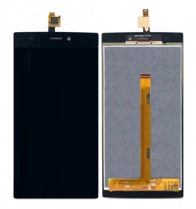 Lcd With Touch Screen For Micromax Canvas Nitro 2 E311 Black By - Maxbhi Com