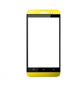 Replacement Front Glass For Celkon A40 Black By - Maxbhi.com