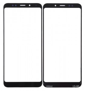 Replacement Front Glass For Xiaomi Redmi 5 Plus Black By - Maxbhi Com