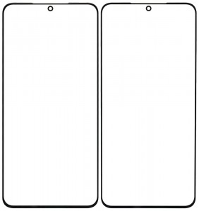 Replacement Front Glass For Samsung Galaxy S21 Plus Black By - Maxbhi Com