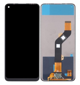 Lcd With Touch Screen For Tecno Spark 7 Pro Black By - Maxbhi Com