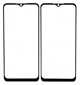 Replacement Front Glass For Lava Z3 Black By - Maxbhi Com