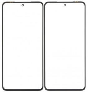 Replacement Front Glass For Motorola Moto G72 Black By - Maxbhi Com