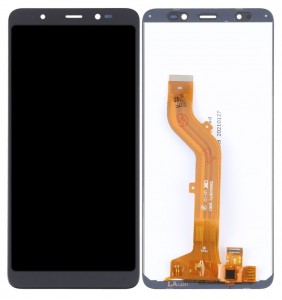 Lcd With Touch Screen For Itel A55 Black By - Maxbhi Com