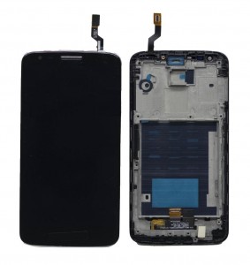 Lcd With Touch Screen For Lg G2 D801 Black By - Maxbhi Com