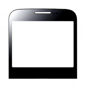 Replacement Front Glass For Samsung Galaxy Y Pro B5510 Black By - Maxbhi.com