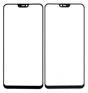 Replacement Front Glass For Vivo V9 Black By - Maxbhi Com