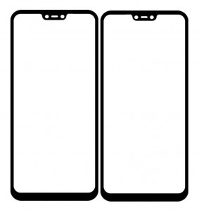 Replacement Front Glass For Realme 2 Black By - Maxbhi Com