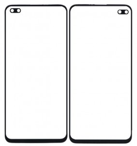 Replacement Front Glass For Realme 6 Pro Black By - Maxbhi Com