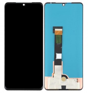 Lcd With Touch Screen For Lg Velvet Black By - Maxbhi Com