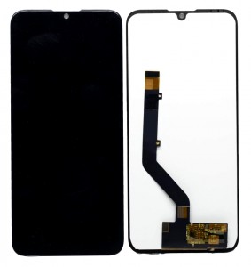 Lcd With Touch Screen For Lava Z66 White By - Maxbhi Com