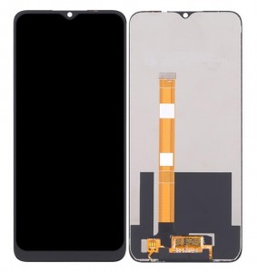 Lcd With Touch Screen For Realme C21y Black By - Maxbhi Com