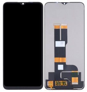 Lcd With Touch Screen For Realme C30 Black By - Maxbhi Com
