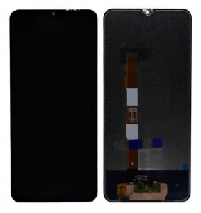Lcd With Touch Screen For Vivo Y22 2022 Black By - Maxbhi Com