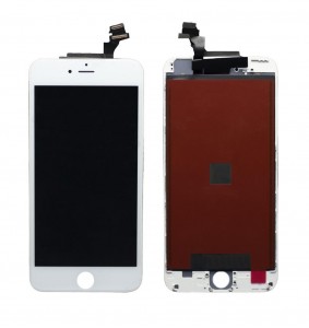 Lcd With Touch Screen For Apple Iphone 6 Plus White By - Maxbhi Com