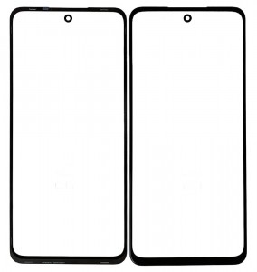 Replacement Front Glass For Realme C65 Black By - Maxbhi Com