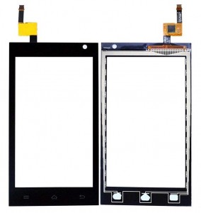 Touch Screen Digitizer For Micromax Bolt S302 Black By - Maxbhi Com