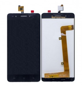 Lcd With Touch Screen For Lava Iris 870 Black By - Maxbhi Com