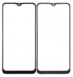Replacement Front Glass For Samsung Galaxy A10s Black By - Maxbhi Com