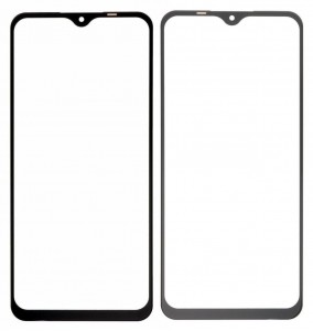 Replacement Front Glass For Xiaomi Redmi 9 Prime Black By - Maxbhi Com