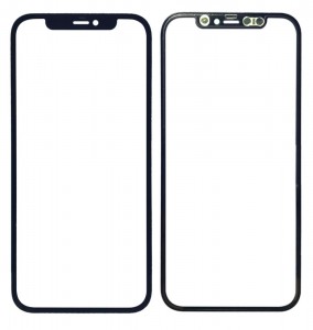 Replacement Front Glass For Apple Iphone 12 Pro Black By - Maxbhi Com