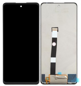 Lcd With Touch Screen For Lg Q92 5g Black By - Maxbhi Com