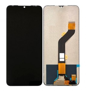 Lcd With Touch Screen For Tecno Spark Go 2022 Black By - Maxbhi Com