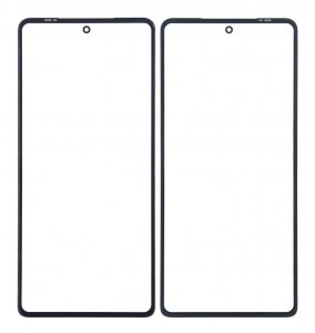 Replacement Front Glass For Motorola Edge 30 Black By - Maxbhi Com