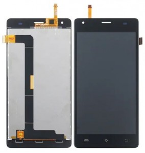 Lcd With Touch Screen For Cubot Echo Black By - Maxbhi Com
