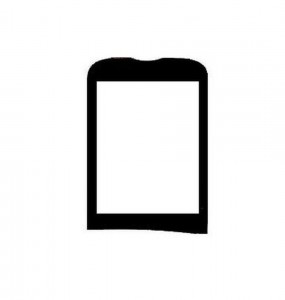Replacement Front Glass For Lava Discover 128 Star Black By - Maxbhi.com