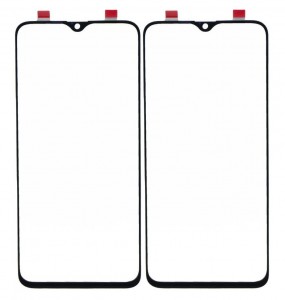 Replacement Front Glass For Realme X2 Black By - Maxbhi Com