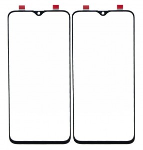 Replacement Front Glass For Realme X2 Black By - Maxbhi Com