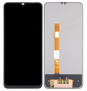 Lcd With Touch Screen For Vivo Y35 2022 Black By - Maxbhi Com