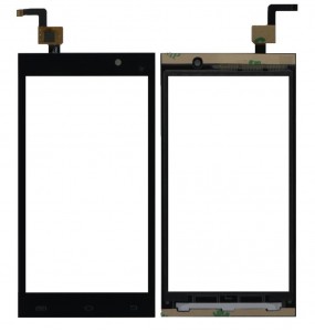 Touch Screen Digitizer For Micromax Canvas Fire 2 A104 Black By - Maxbhi Com