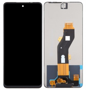 Lcd With Touch Screen For Infinix Smart 8 Plus Black By - Maxbhi Com