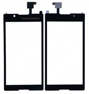 Touch Screen Digitizer For Sony Xperia C Hspa Plus C2305 Black By - Maxbhi Com