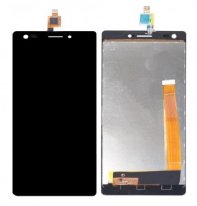 Lcd With Touch Screen For Lava Iris X5 4g Black By - Maxbhi Com
