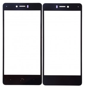 Replacement Front Glass For Bq Aquaris U Lite Black By - Maxbhi Com