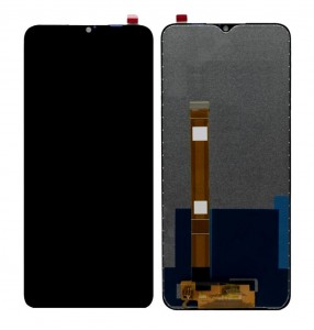 Lcd With Touch Screen For Realme 5 Blue By - Maxbhi Com