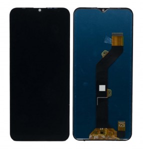 Lcd With Touch Screen For Tecno Spark 6 Go Black By - Maxbhi Com