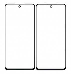 Replacement Front Glass For Tecno Camon 17 Black By - Maxbhi Com