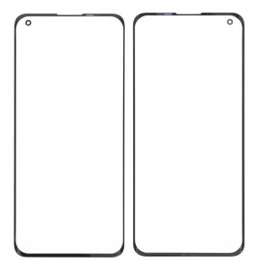 Replacement Front Glass For Oppo Find X3 5g Black By - Maxbhi Com