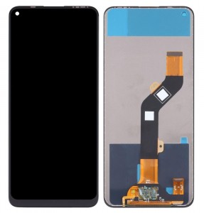 Lcd With Touch Screen For Tecno Camon 18i Black By - Maxbhi Com