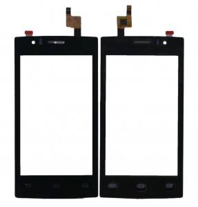 Touch Screen Digitizer For Lyf Flame 7s Black By - Maxbhi Com