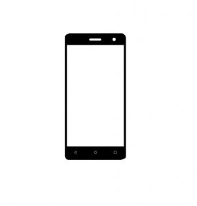 Replacement Front Glass For Plum Compass Blue By - Maxbhi.com